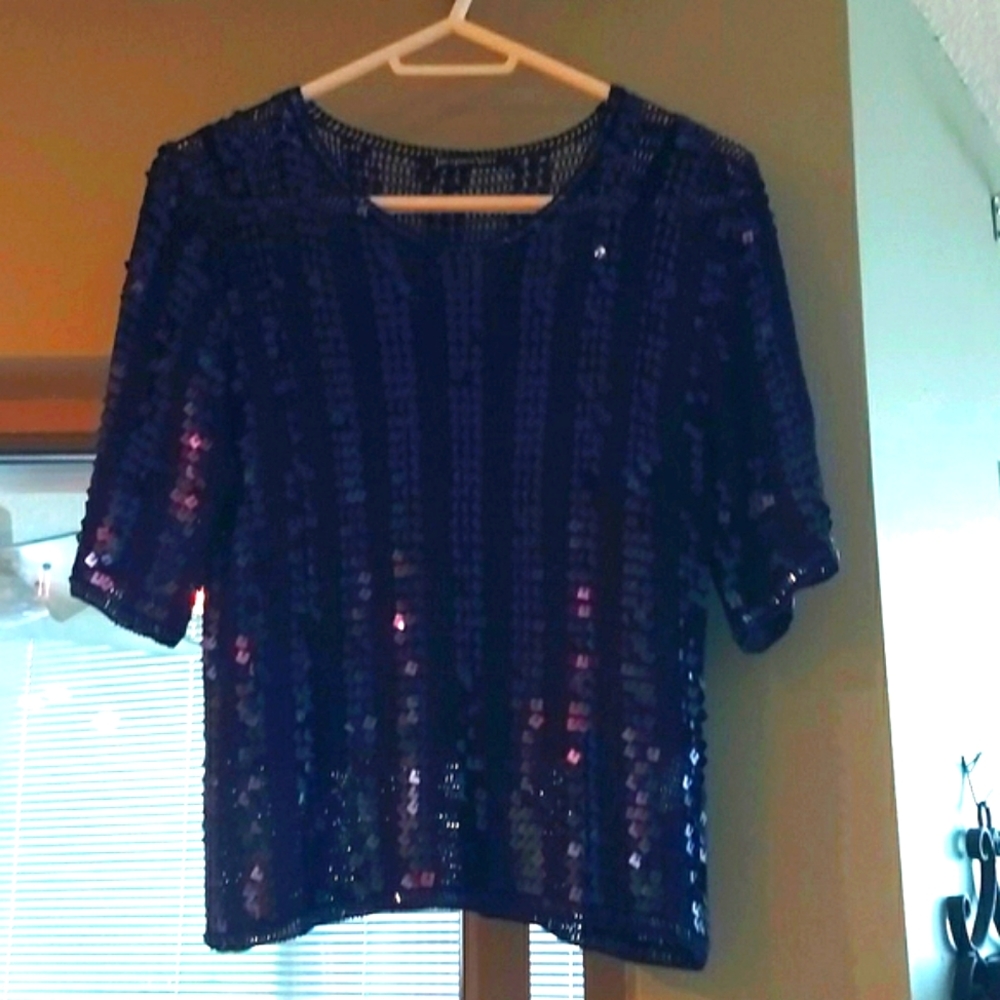 🌿🌿host pick Jacques Vert Sequin Top🌿